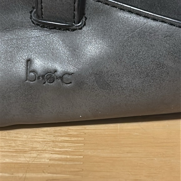 B.O.C. | Large Marbled Gray Suede Tote - Picture 2 of 11